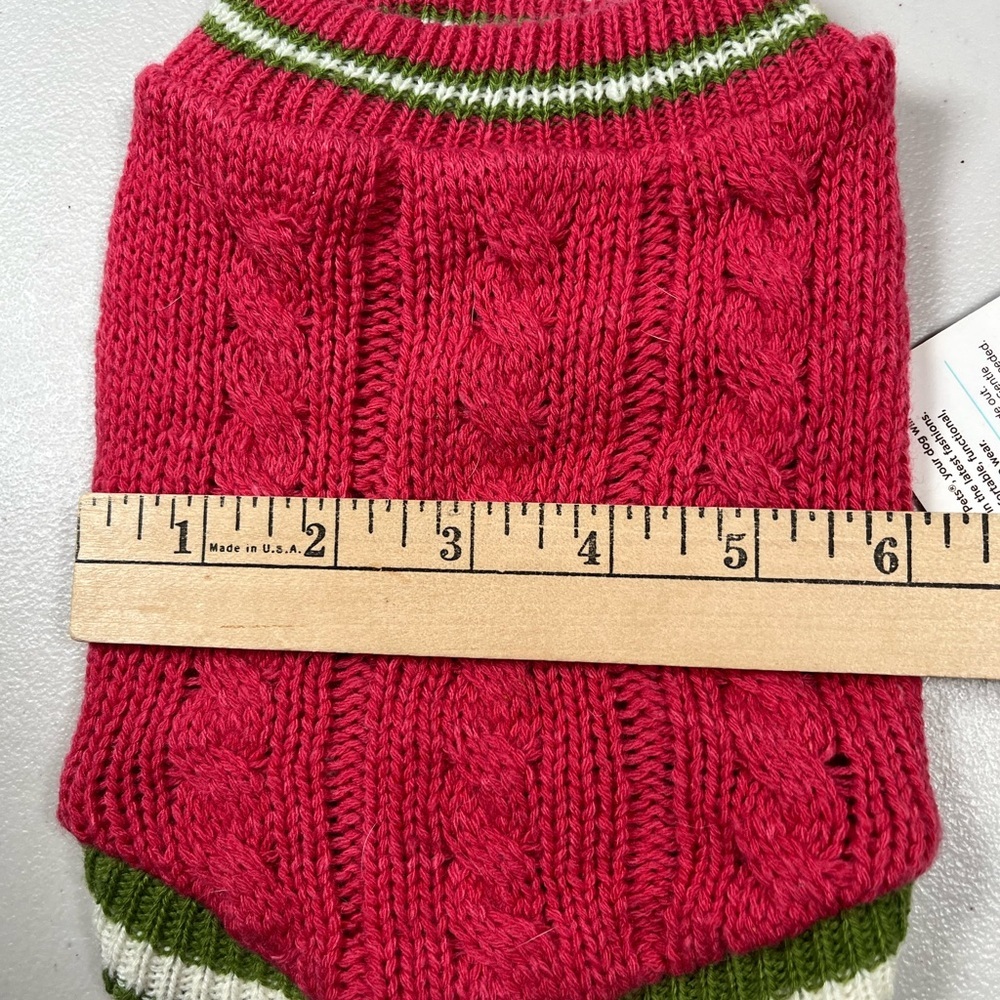 Martha Stewart Pets Fashion Dog Apparel cable Knit. Small - Picture 7 of 10